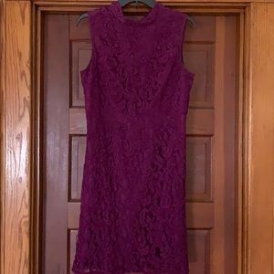 Adrianna Papell Lace Fit & Flare Dress